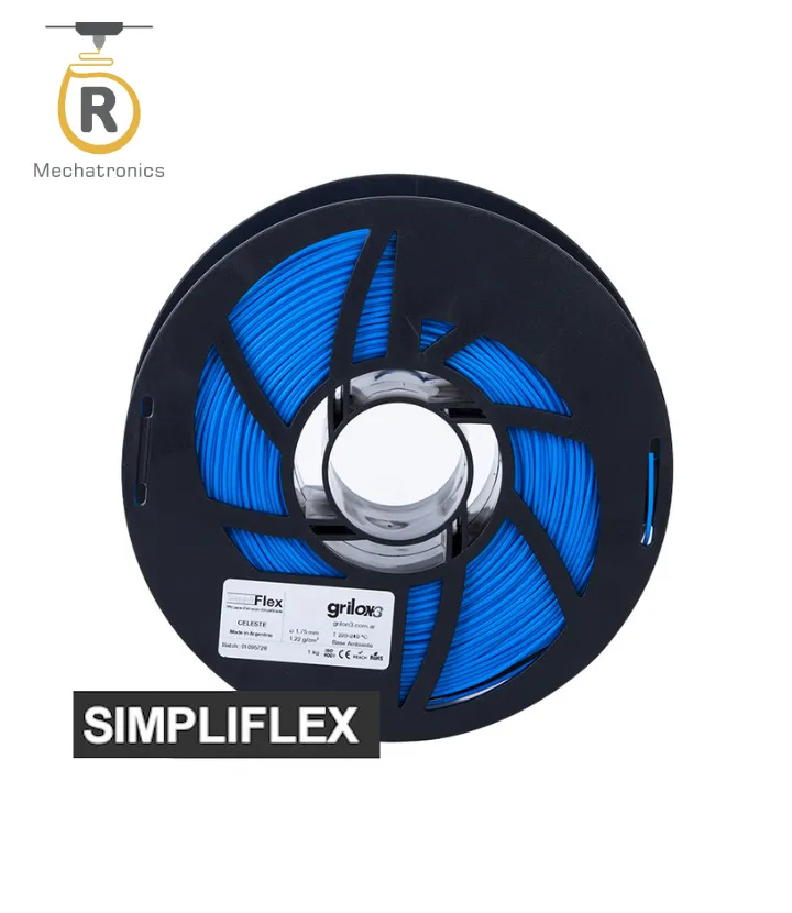 Filamento Grilon3 Impresora 3D - Simpliflex Celeste 1kg - Imagen 3