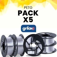Pack de Filamentos PETG 1 KG x5