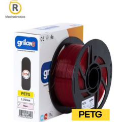 Filamento Grilon3 Impresora 3D - PETG Clear Rojo 1kg