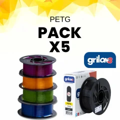 Pack de Filamentos PETG 1 KG x5
