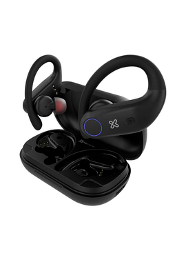 AURICULAR CON MICROFONO KLIP KTE-500BK XTREMEBUDS BT/MIC/TWS/TOUCH/IPX7/NEGRO