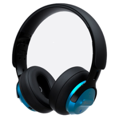 AURICULAR CON MICROFONO KLIP KNH-750BL HI-FI ANC/BLUETOOTH/3.5MM/AZUL