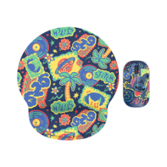 MOUSE XTECH WIRELESS + MOUSE PAD XTM-DKT1ST STITCH