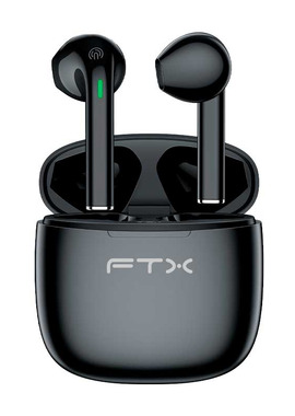 AURICULAR CON MICROFONO FTX E26P-BK BT/MIC/TWS/TOUCH/IPX6 NEGRO